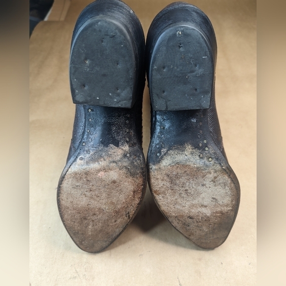 Tony Lama boots men's size 7.5D Exotic Genuine Black Cherry Teju Lizard Classic - Picture 11 of 12